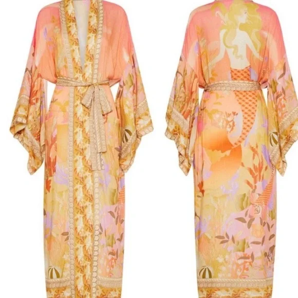 BNWT Authentic Spell Maxi Robe Madison